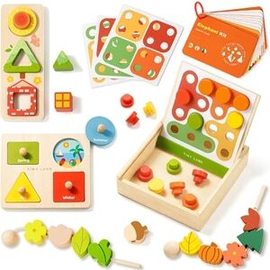 Wooden Sorting Toy Set - Multicolor